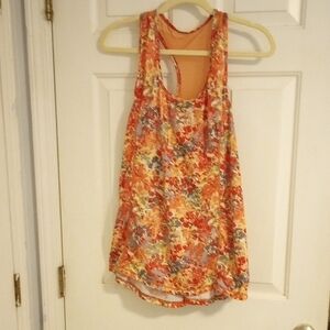 Floral Sleeveless Top - Multicolor